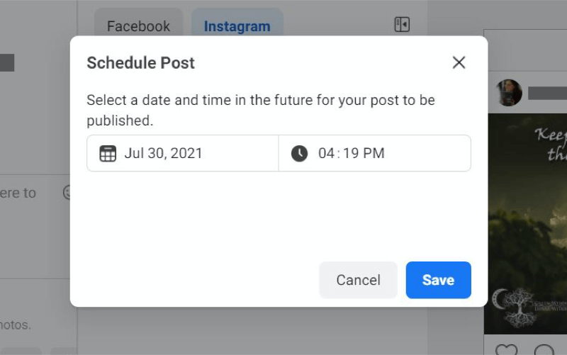 Schedule Instagram Posts