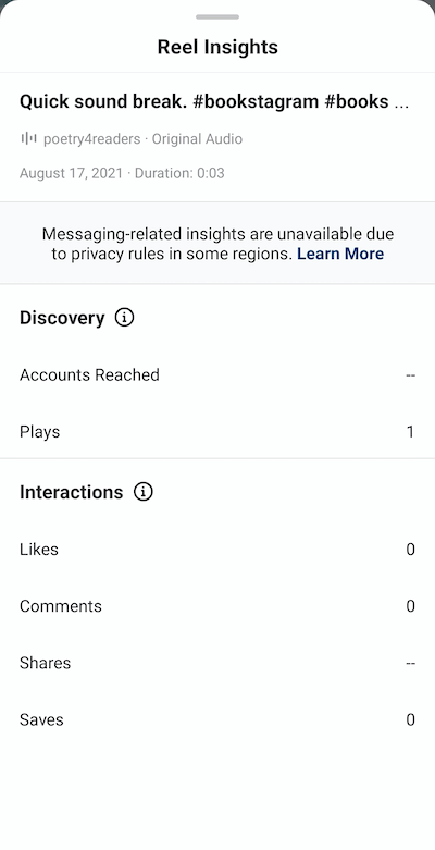 How to Analyze Your Instagram Reels' Performance : Social Media