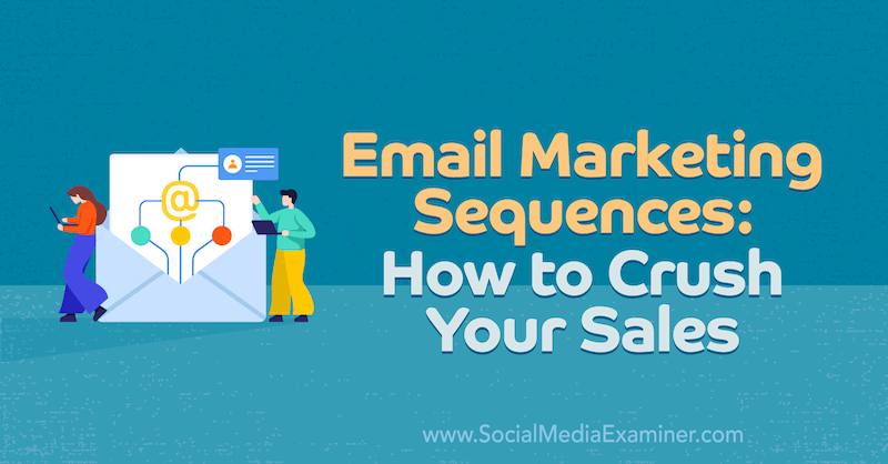 Email Marketing Sequences: How to Crush Your Sales featuring insights from Chase Dimond on the Social Media Marketing Podcast.