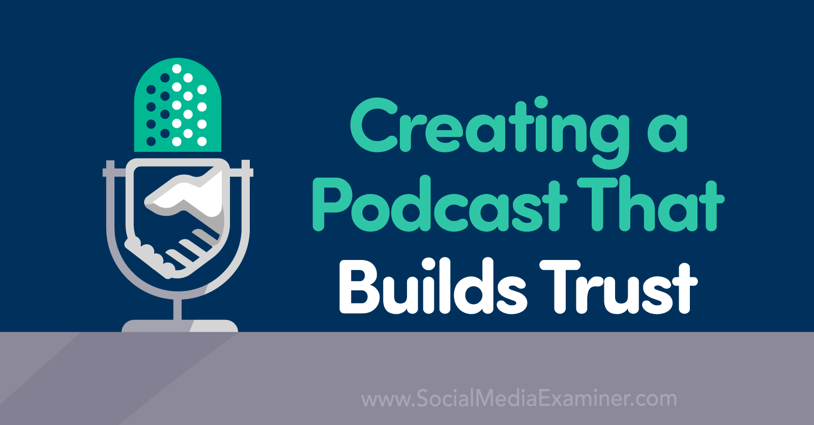 Creating a Podcast That Builds Trust featuring insights from Paul Colligan on the Social Media Marketing Podcast.