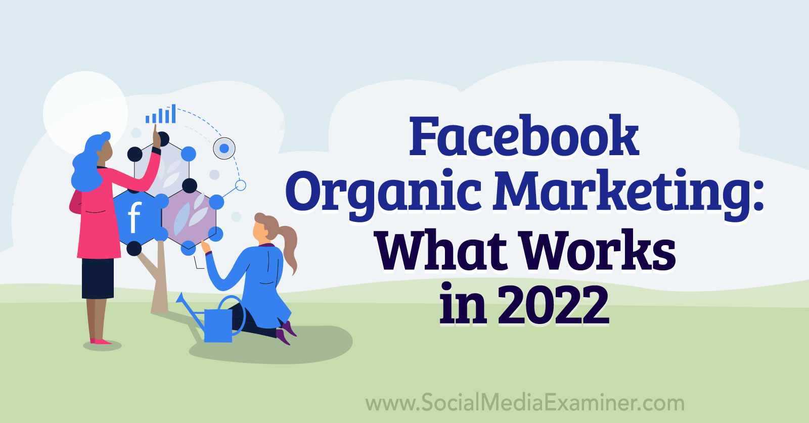 Facebook Organic Marketing: What Works in 2022 featuring insights from Mari Smith on the Social Media Marketing Podcast.