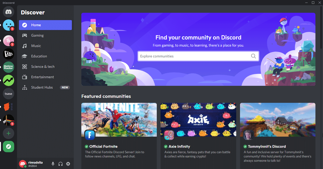 Server Discovery – Discord