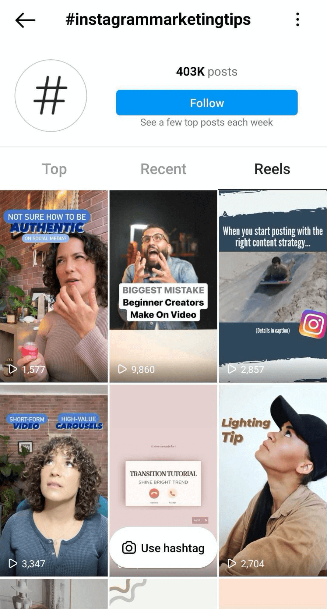 hashtags for instagram