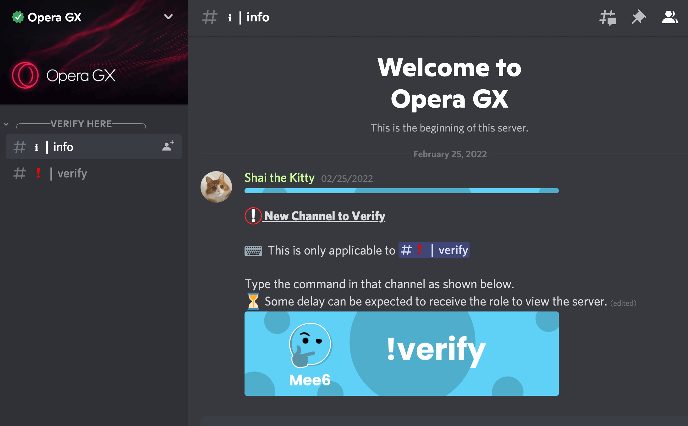Members Page – Discord