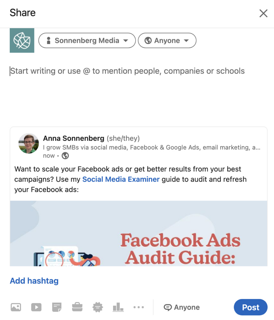 11 LinkedIn Page Post Ideas For Businesses Social Media Examiner how-to-post-a-video-on-linkedin-in-under-5-minutes-finding-tom