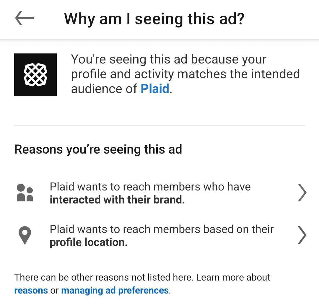 research linkedin competitor ad targeting 3