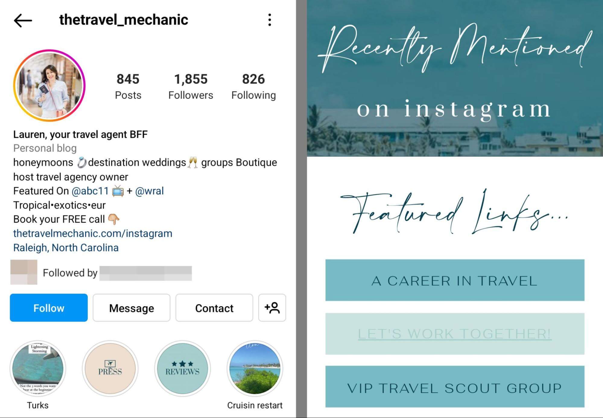 instagram-bio-thetravel_mechanic-travel-agent-example