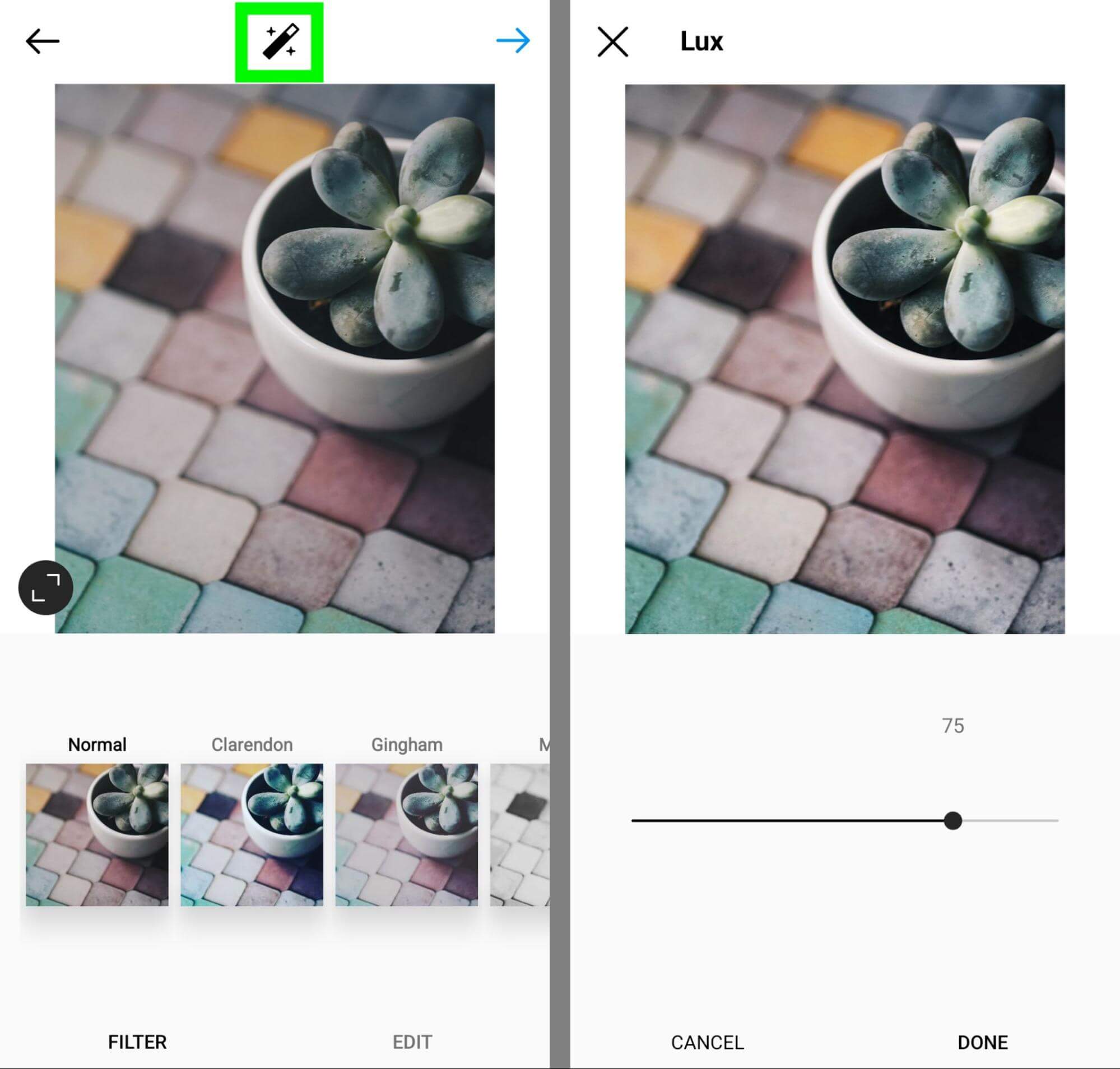 how-to-edit-photos-instagram-native-features-lux-step-2