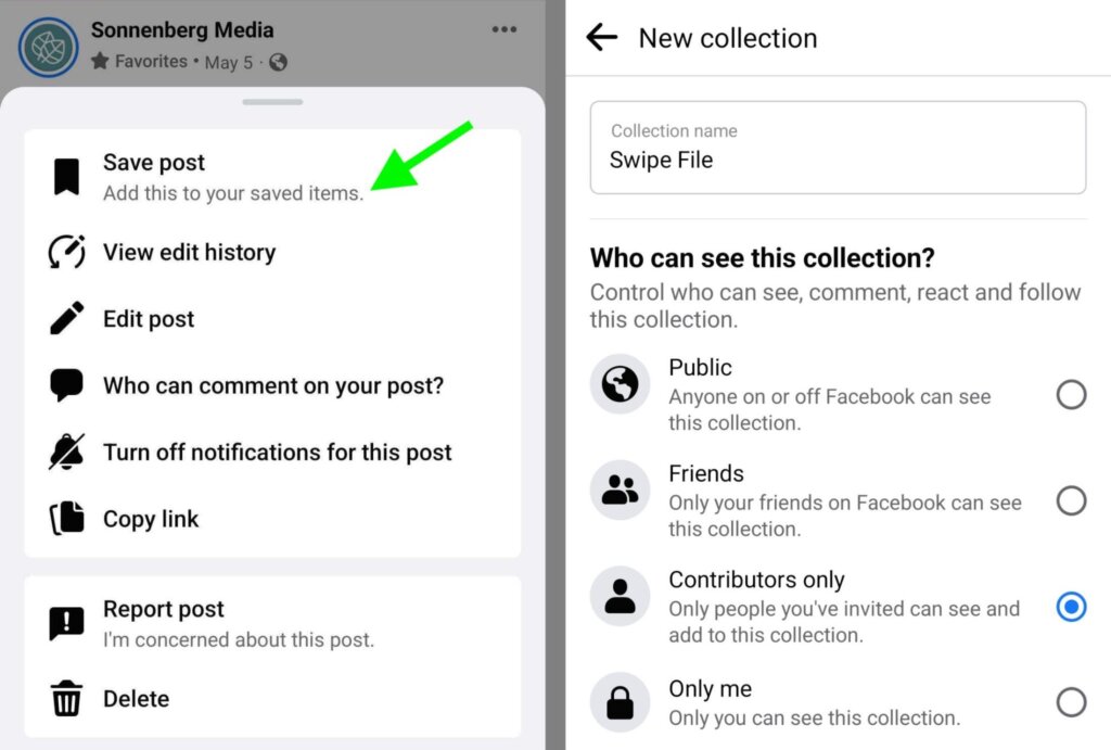 How to Save Social Media Content for a Marketing Swipe File Social