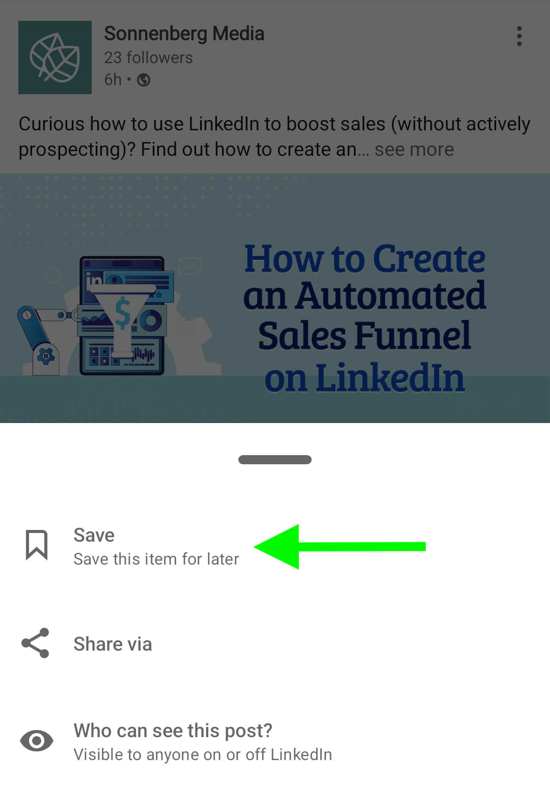how-to-save-content-organic-linkedin-text-posts-swipe-file