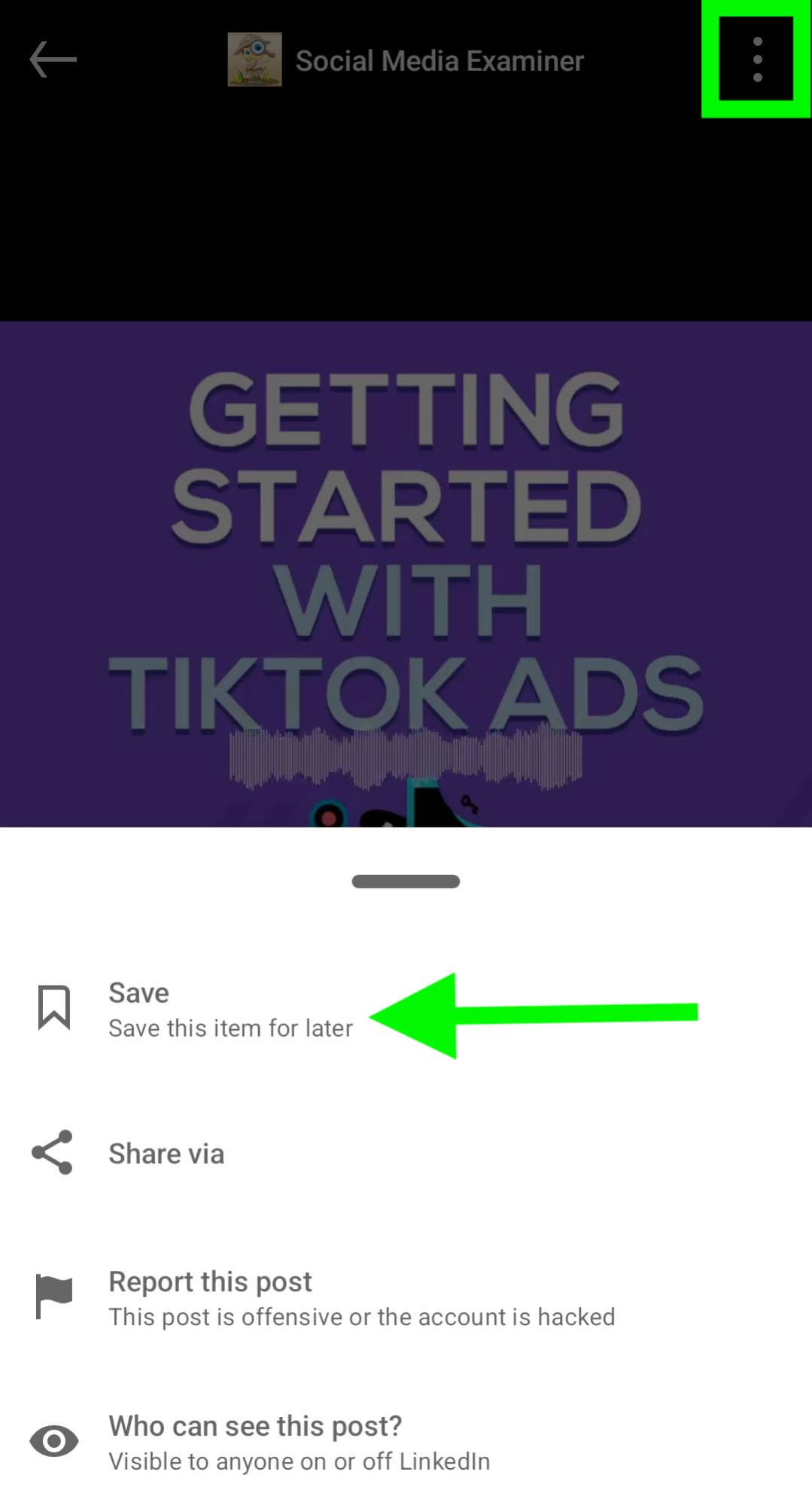 how-to-save-content-organic-linkedin-video-posts-swipe-file
