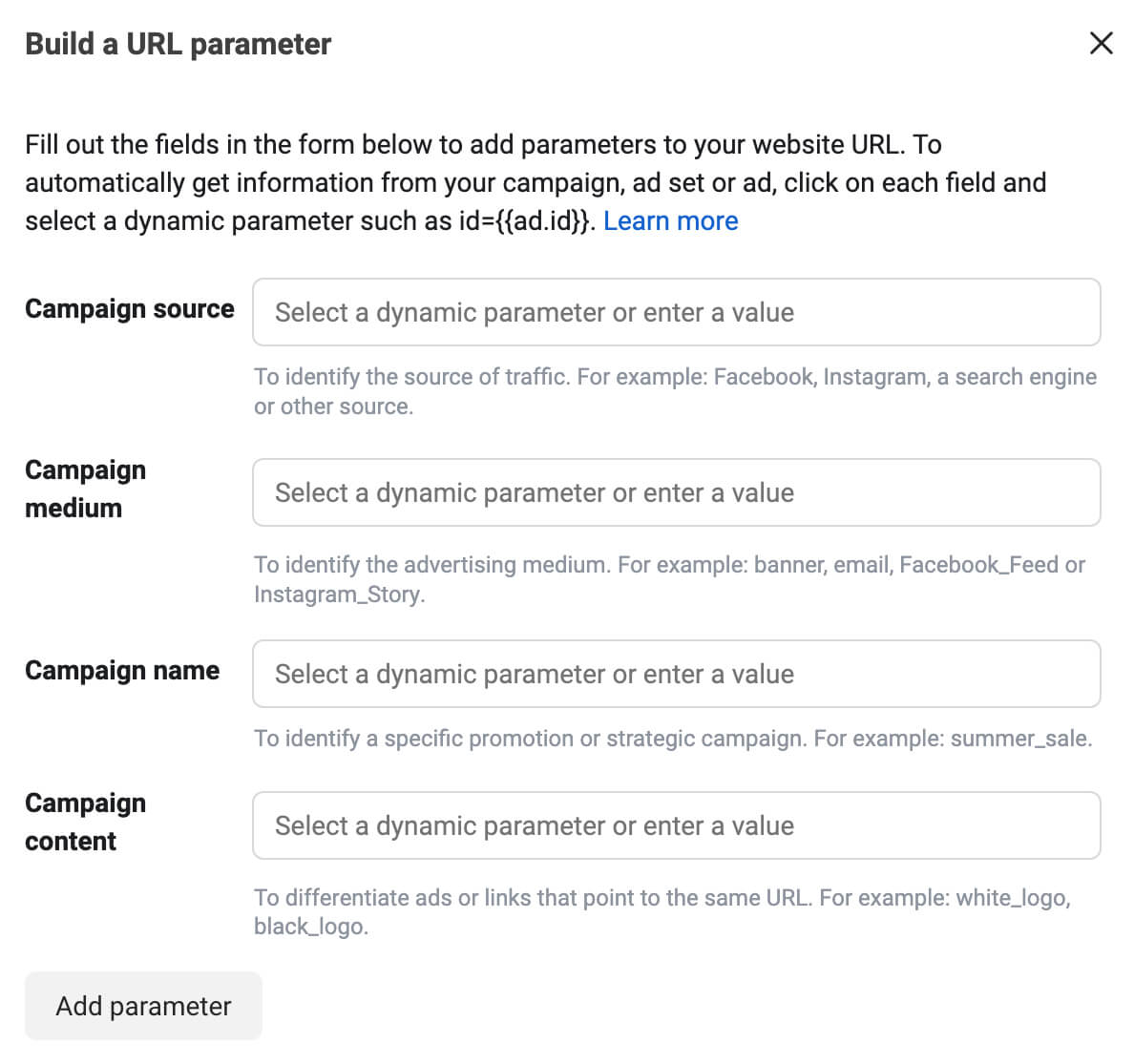 social-media-marketing-guide-holiday-campaigns-2022-elements-trackable-urls-build-parameter-example-6