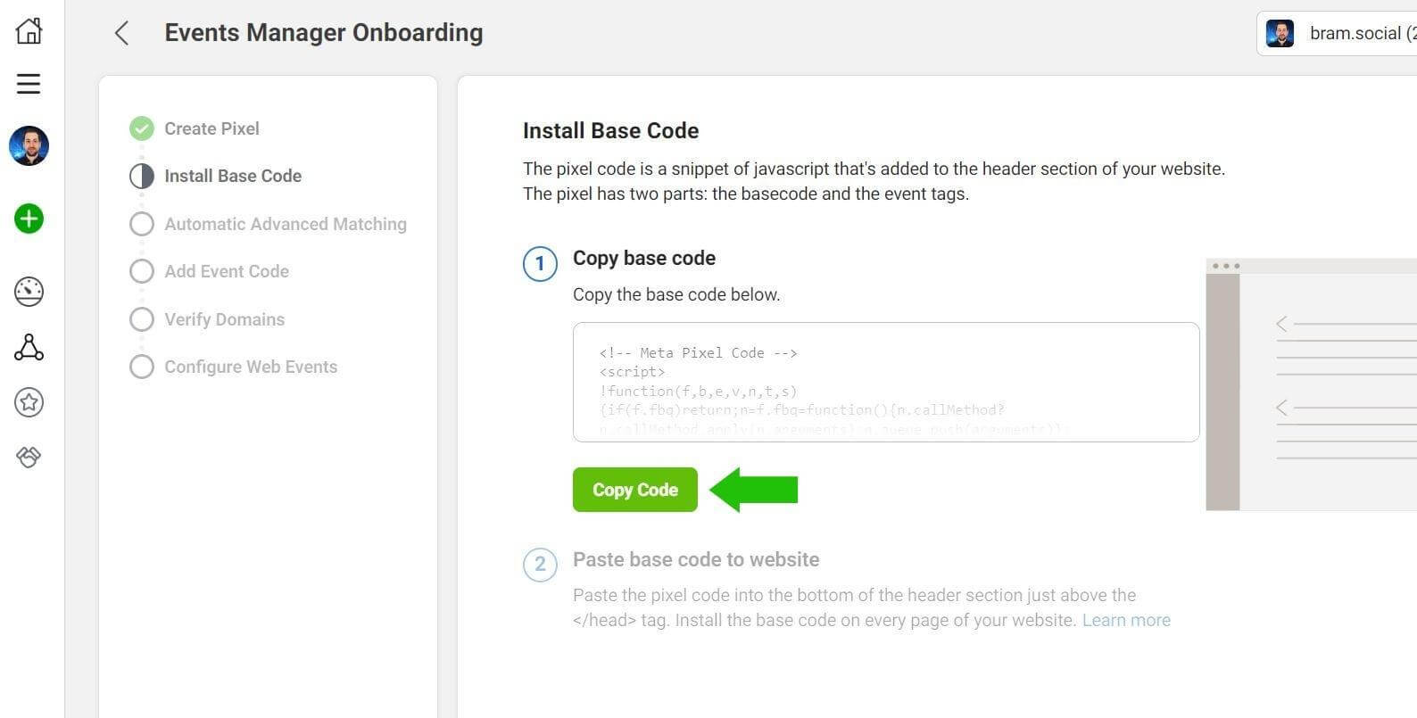 otimizar-facebook-ads-for-quality-site-traffic-install-meta-pixel-google-tag-manager-copy-code-step-11