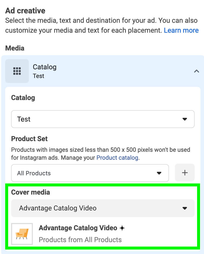 hoe-meta-voordeel-plus-creatief-voor-catalogus-video-voorbeeld-15 te gebruiken