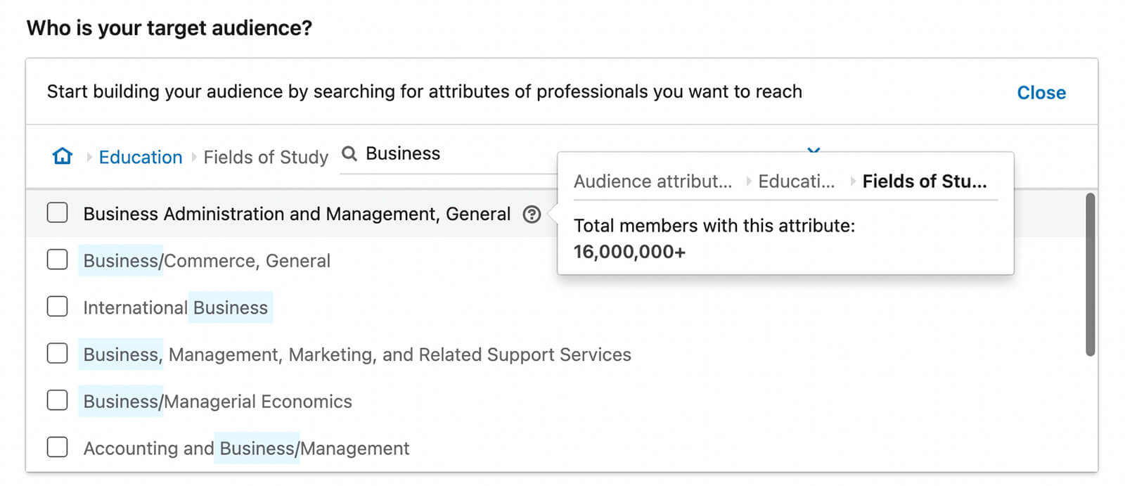 how-to-use-targeting-get-in-front-of-competitor-audiences-on-linkedin-education-fields-of-study-step-26
