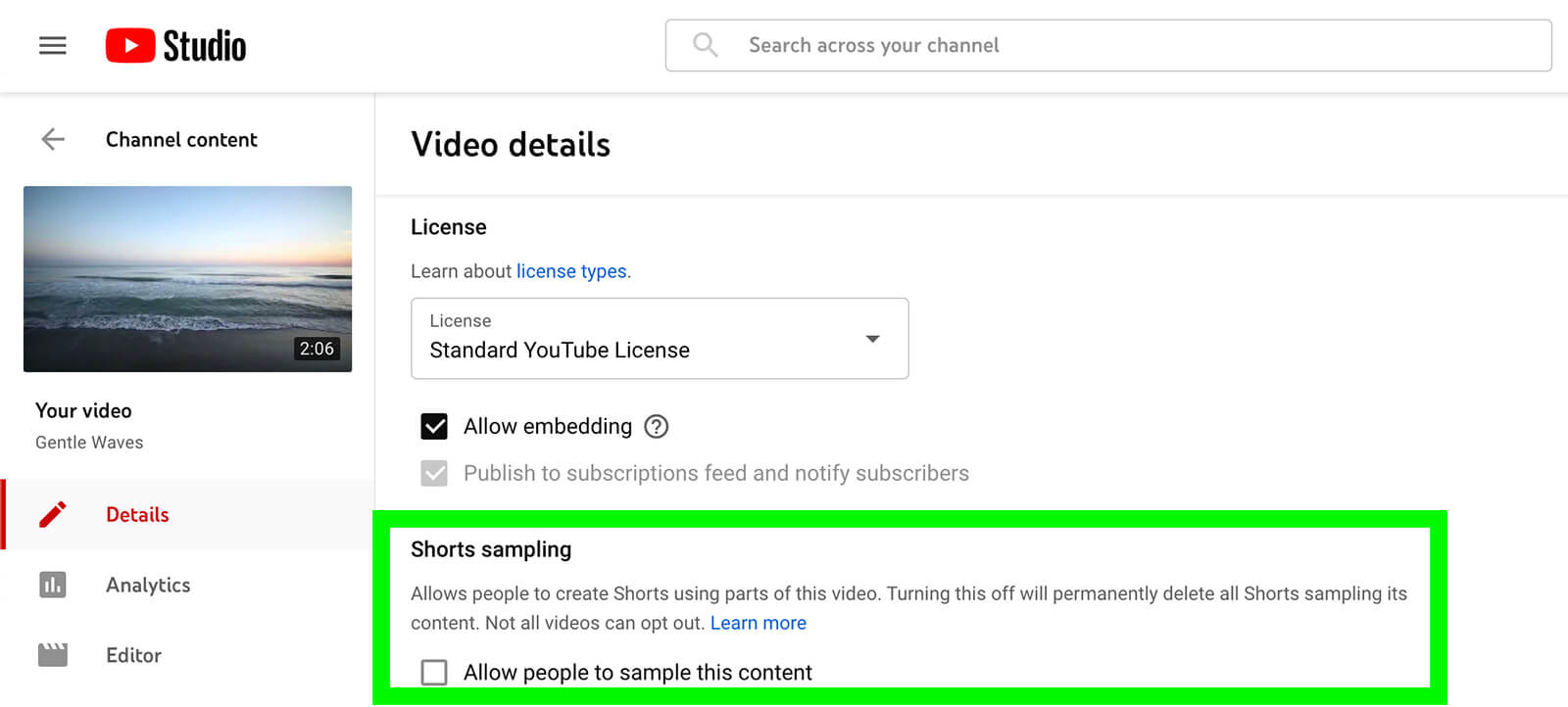 how-to-allow-or-stop-people-from-remixing-your-youtube-content-details-tab-shorts-sampling-example-23