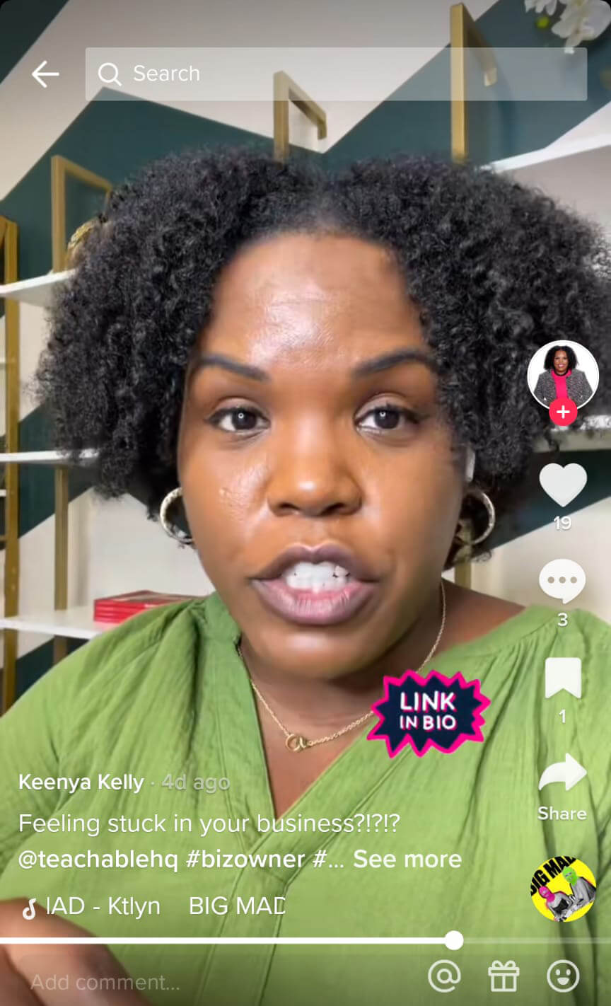 how-to-capture-leads-from-tiktok-calls-to-action-spoken-written-stickers-pinned-comment-keenya-kelly-example-11