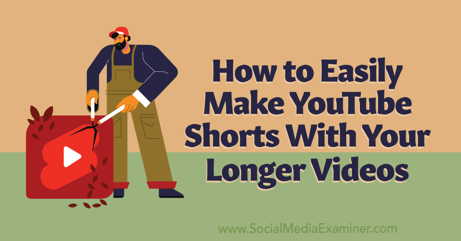 How to Easily Make YouTube Shorts With Your Longer Videos : Social