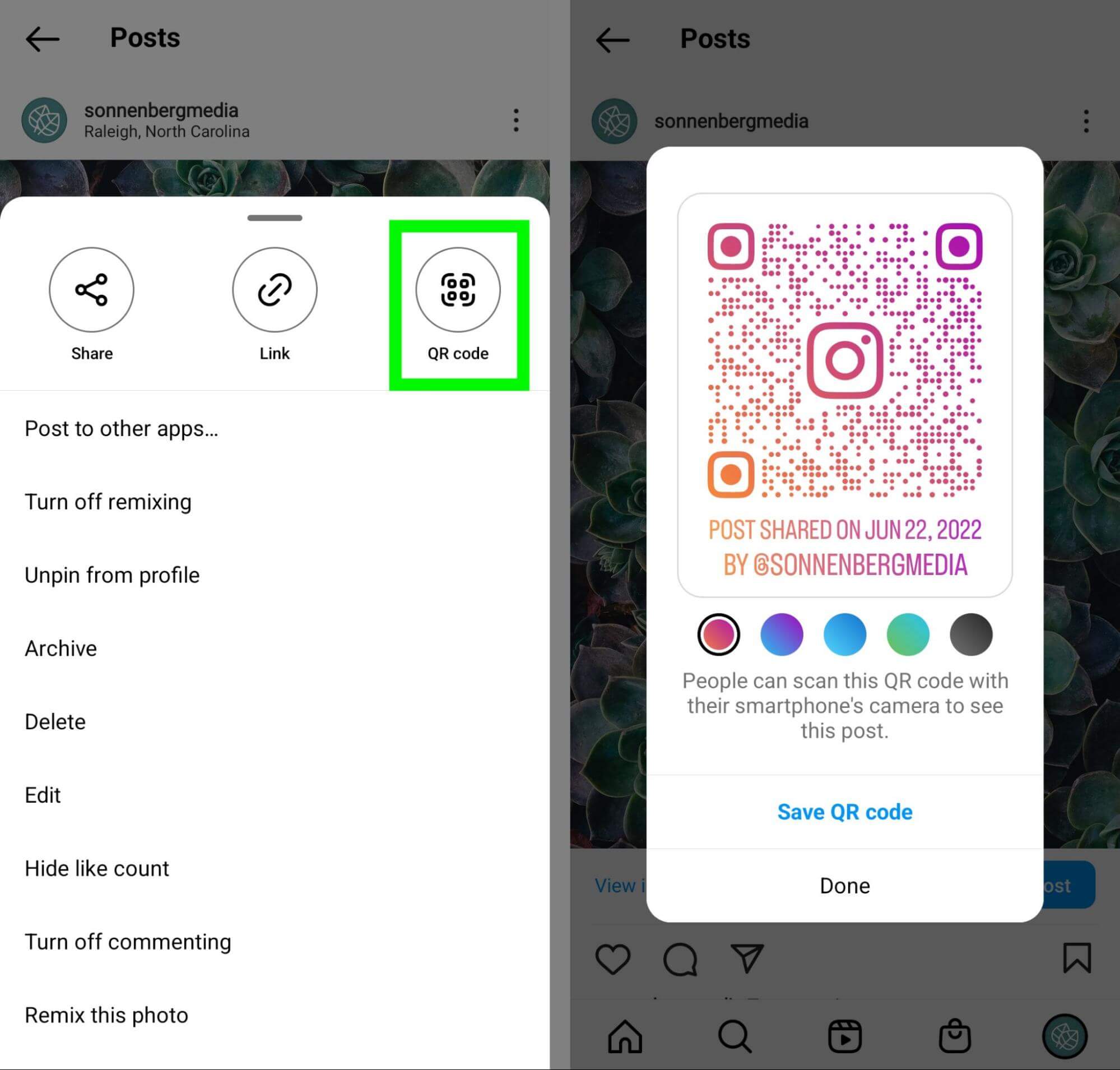 how-to-create-an-instagram-qr-code-to-share-a-post-menu-pop-up-description-date-original-creator-sonnenbergmedia-example-2