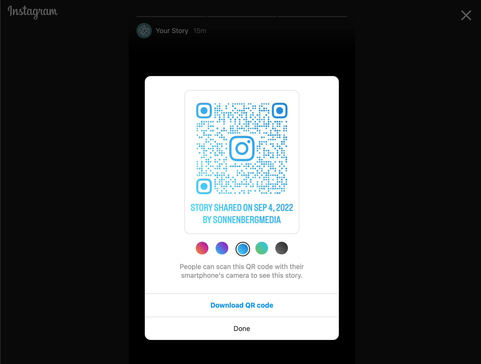 how-to-create-an-instagram-qr-code-to-share-stories-app-desktop-url-sonnenbergmedia-example-5