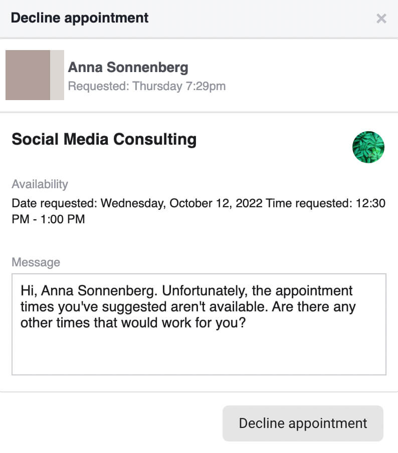 how-to-manage-booked-appointments-or-reservations-through-meta-business-suite-confirm-bookings-decline-appointment-messenger-generates-message-to-customer-edit-message-example-17