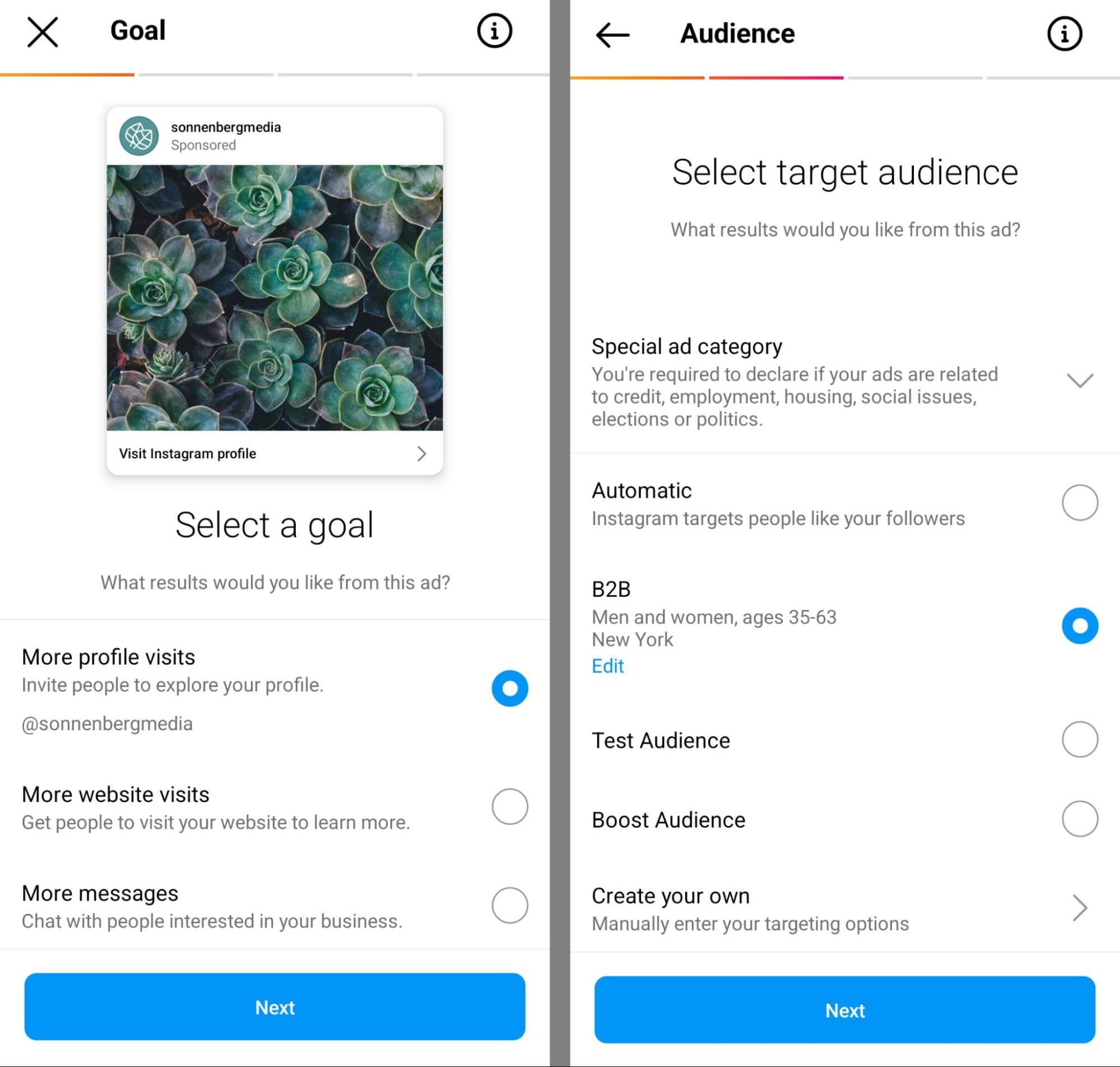 how-to-promote-action-buttons-with-paid-instagram-content-goal-audience-sonnebergmedia-example-14