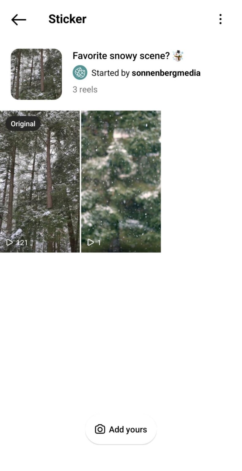 How to Use the Instagram Add Yours Sticker in Marketing Social Media