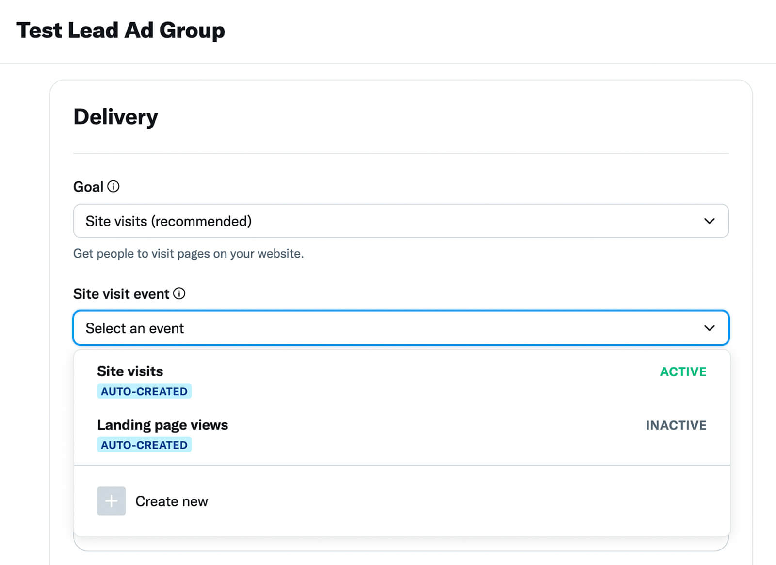 how-to-choose-a-campaign-objective-and-an-ad-group-goal-using-twitter-pixel-site-visits-as-goal-test-lead-ad-group-example-18