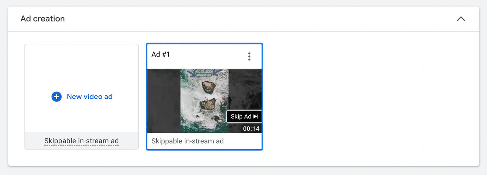 how-to-create-a-video-ad-with-an-existing-short-using-youtube-shorts-ads-include-multiple-ads-in-ad-group-new-video-ad-build-out-ad-creation-example-8