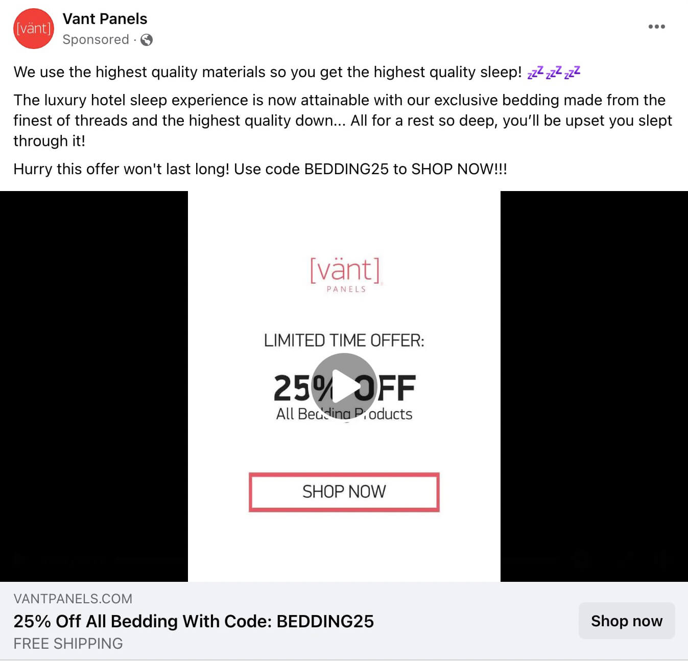 how-to-create-sales-ads-on-facebook-repetition-key-placements-to-make-promo-code-stand-out-caption-headline-vantpanels-example-19
