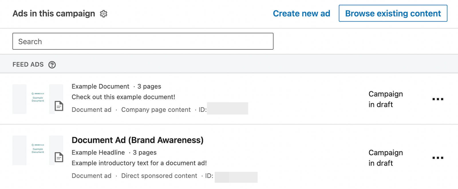 how-to-design-multiple-ads-with-linkedin-document-ads-create-new-ad-browse-existing-content-mix-and-match-organic-content-example-13