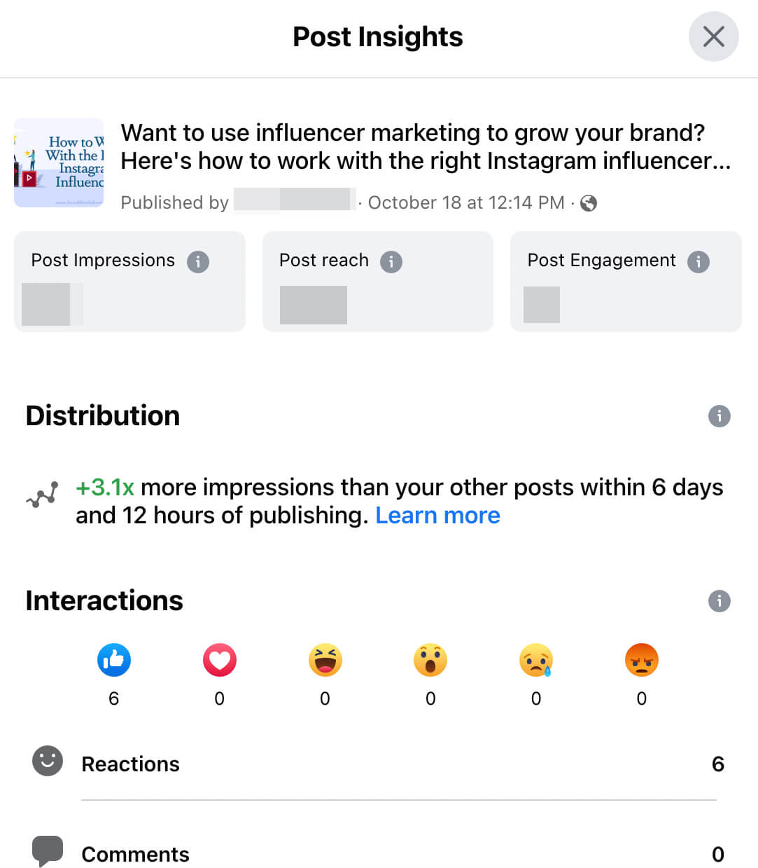 how-to-find-page-insights-for-the-new-pages-experience-on-facebook-npe-post-insights-reach-engagement-distribution-for-each-post-create-effective-content-example-23
