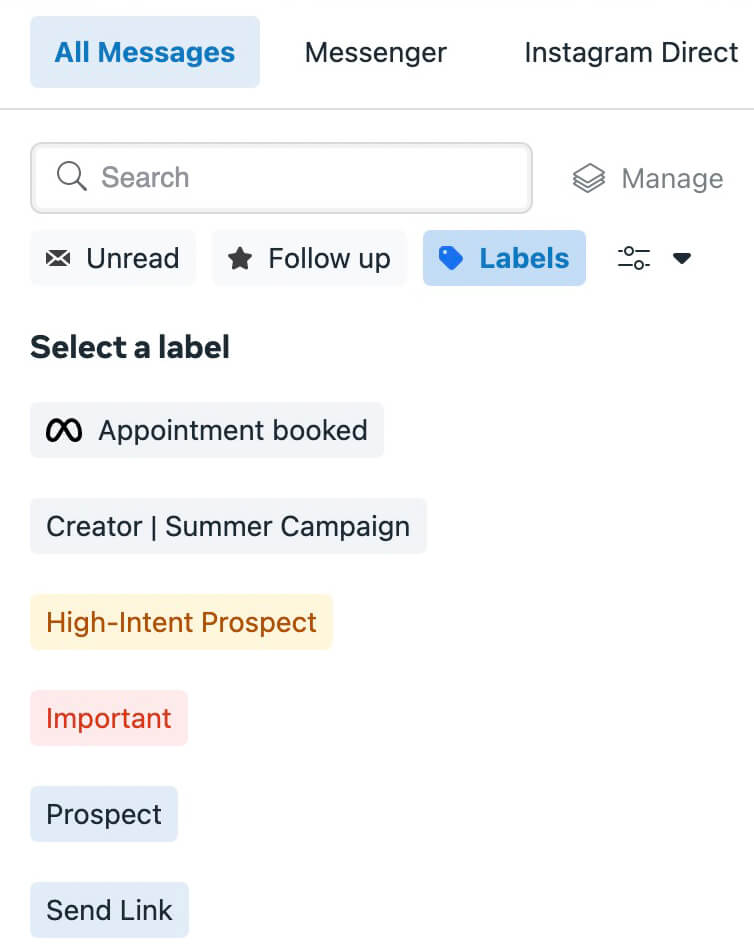 how-to-manage-comments-and-messages-from-instagram-and-facebook-via-inbox-business-suite-labels-chip-to-see-available-options-example-15