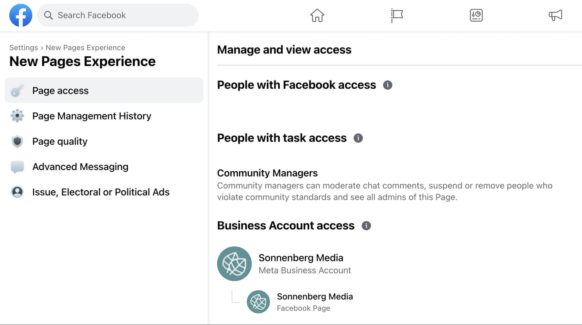 how-to-re-assign-facebook-page-and-task-access-for-your-team-in-the-new-pages-experience-for-facebook-settings-page-access-people-business-managers-manage-access-example-6