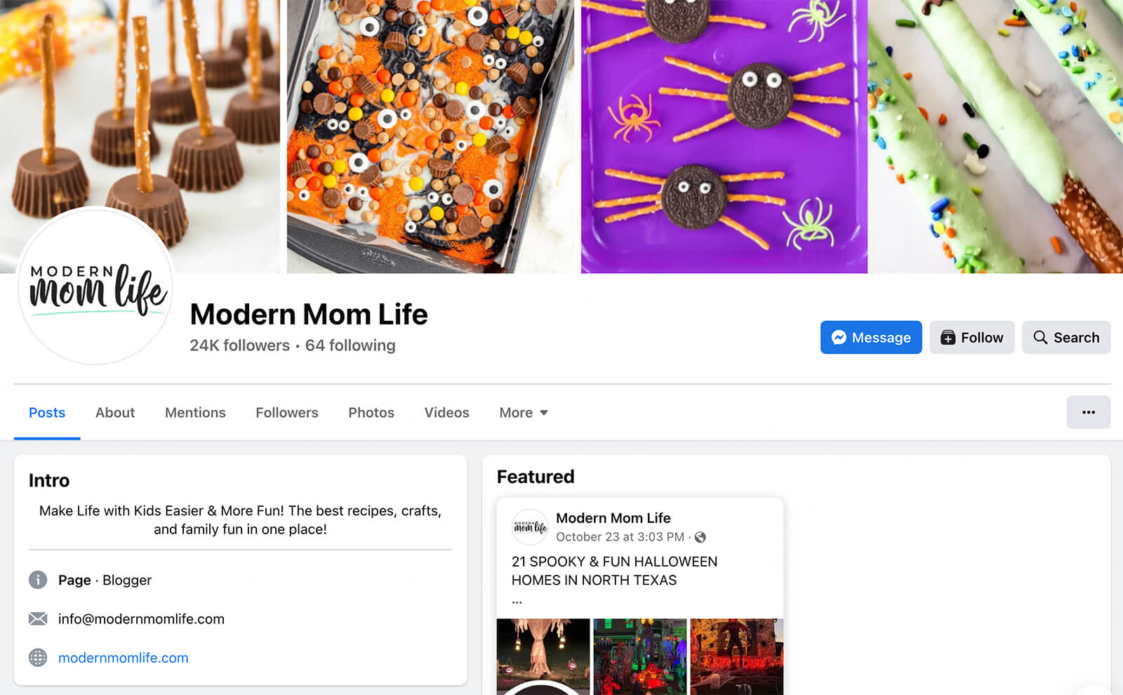 how-to-select-featured-items-to-highlight-on-your-facebook-page-using-new-pages-experience-featured-panel-showcase-seasonal-content-timely-informtaion-amodernmomlife-example-18