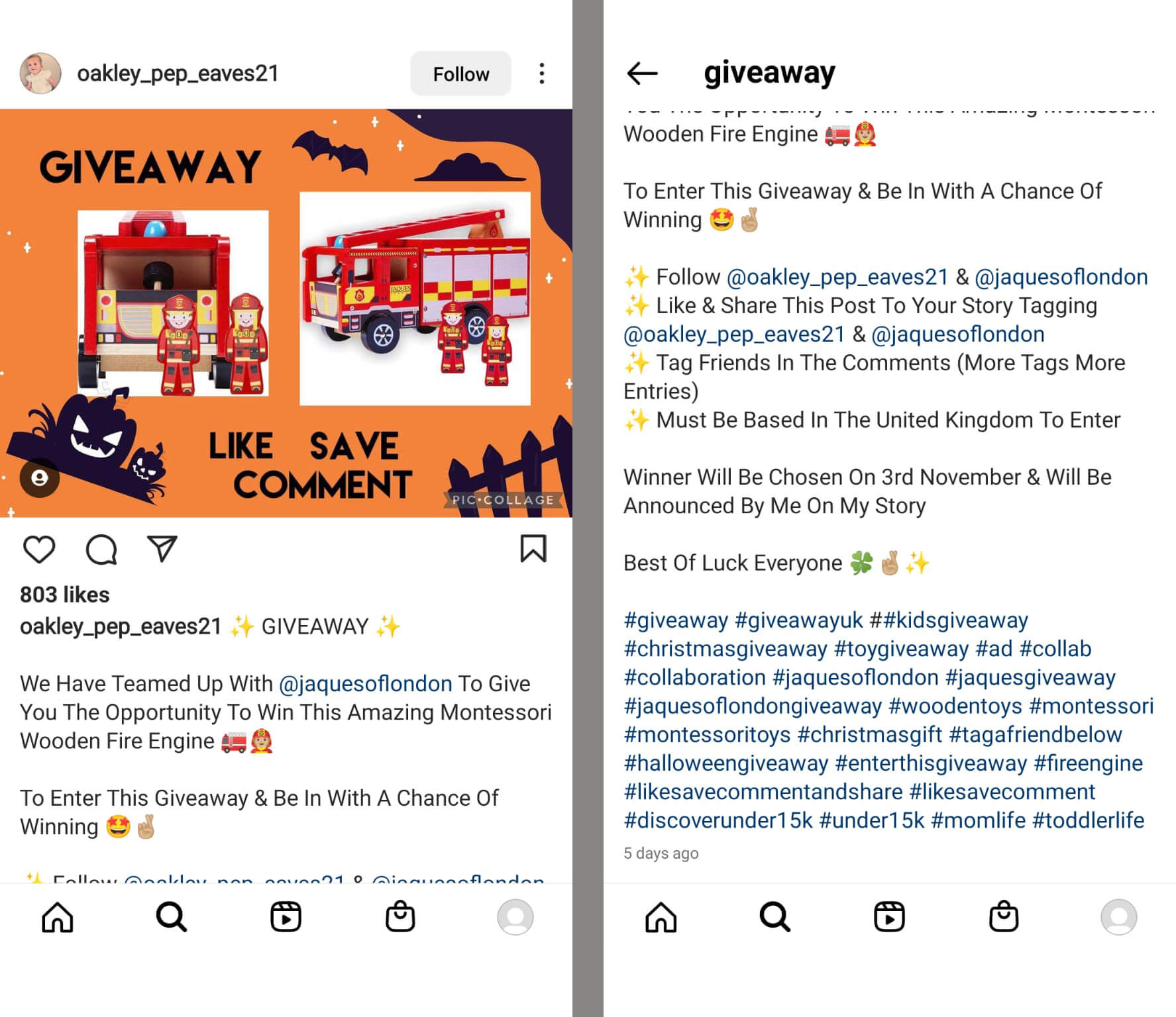 instagram-tactics-to-stop-using-right-now-unapproved-giveaways-spam-algorithm-example-4