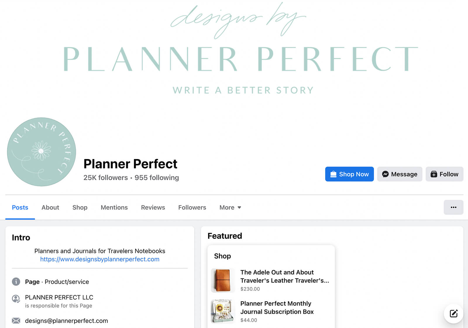 what-is-the-new-pages-experience-for-facebook-npe-format-for-business-page-plannerperfect-example-1