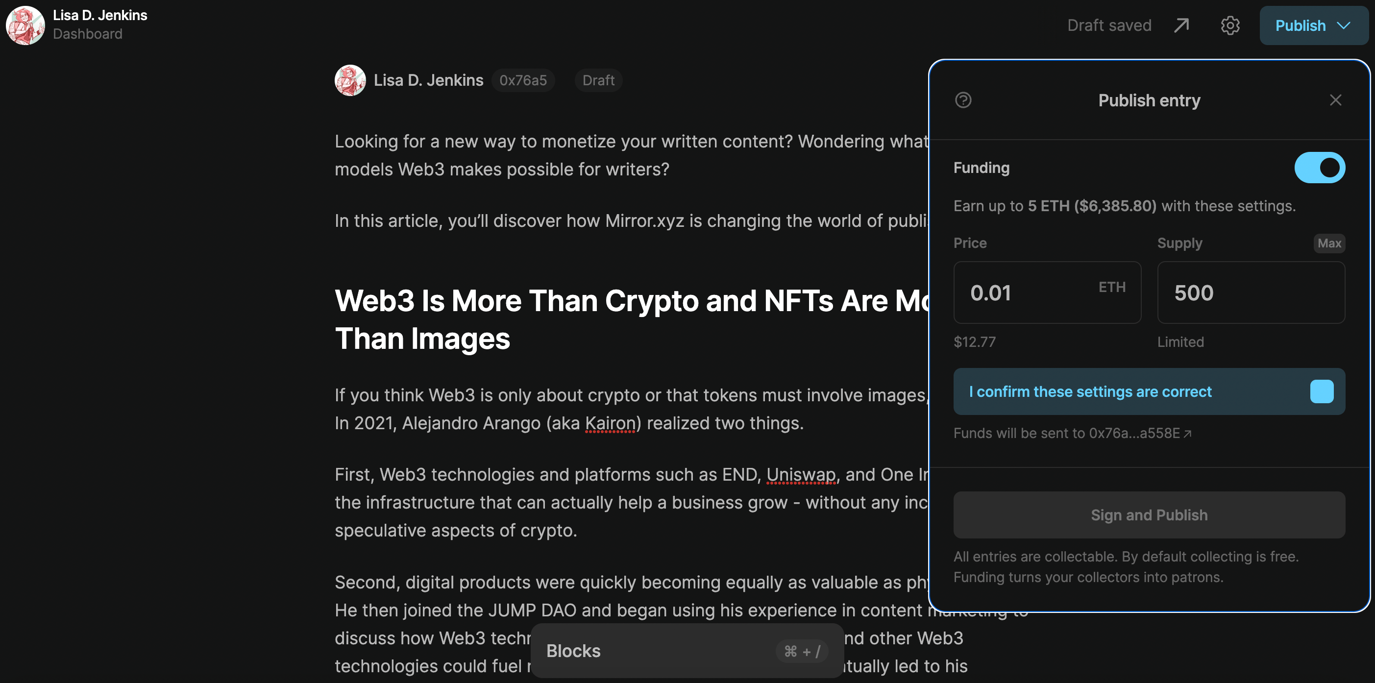 mirror-funding-nft-limit