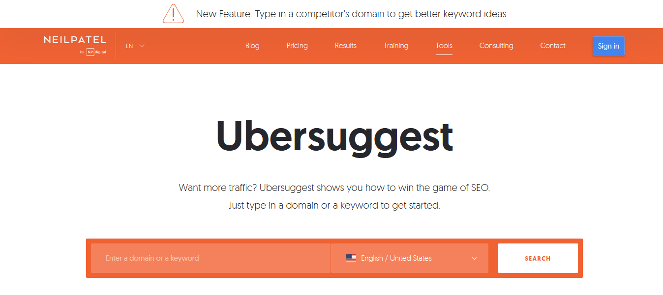 Ubersuggest