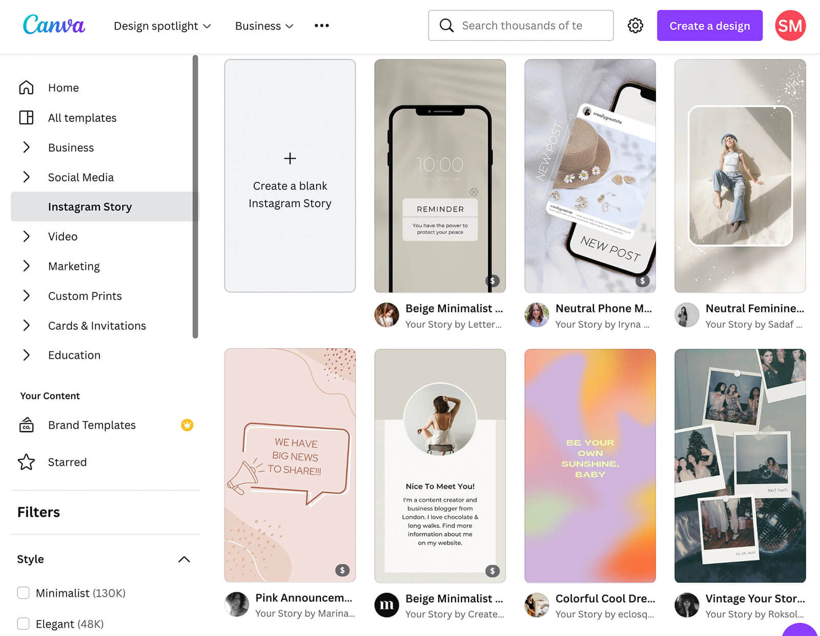 how-to-use-a-brand-style-guide-to-underscore-brankding-in-your-instagram-content-brand-kit-saves-colors-fonts-logos-create-post-story-reel-templates-brand-style-canva-example-1