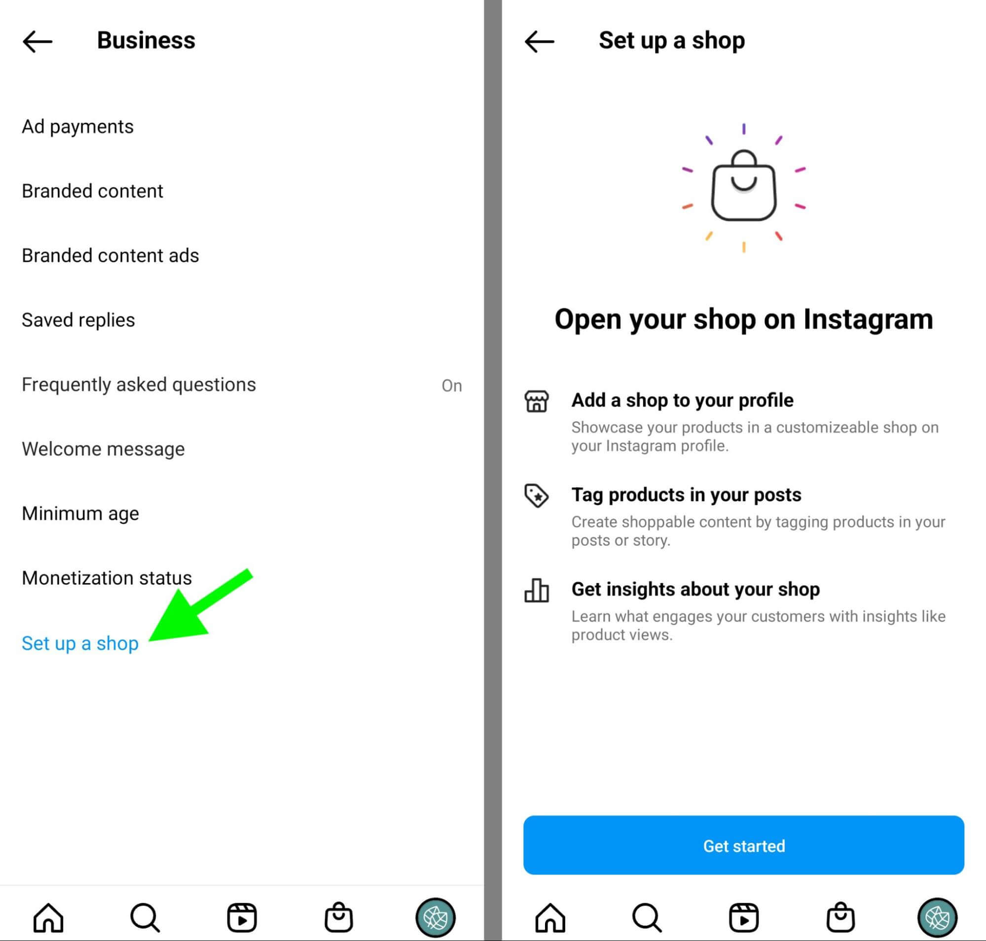 how-to-set-up-instagram-shop-business-settings-example-2