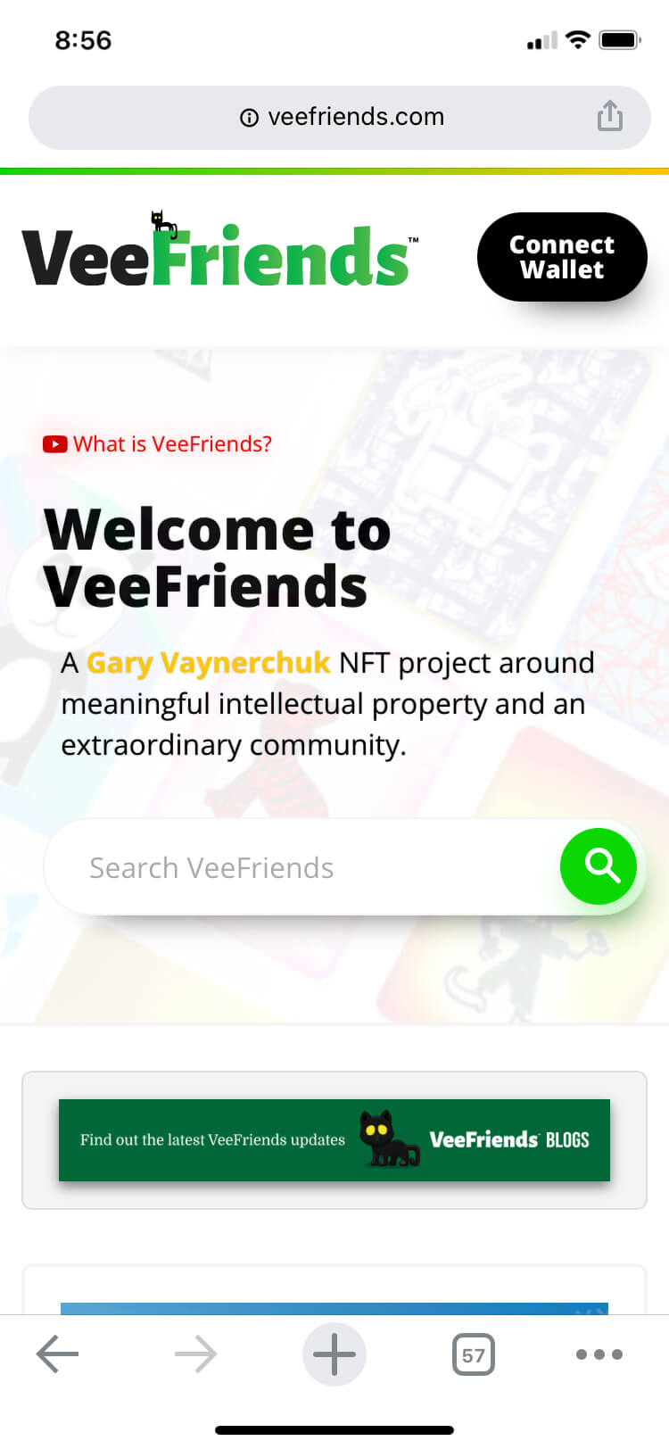 veefriends-website-intellectural-property-nft-project-example-social-media-examiner
