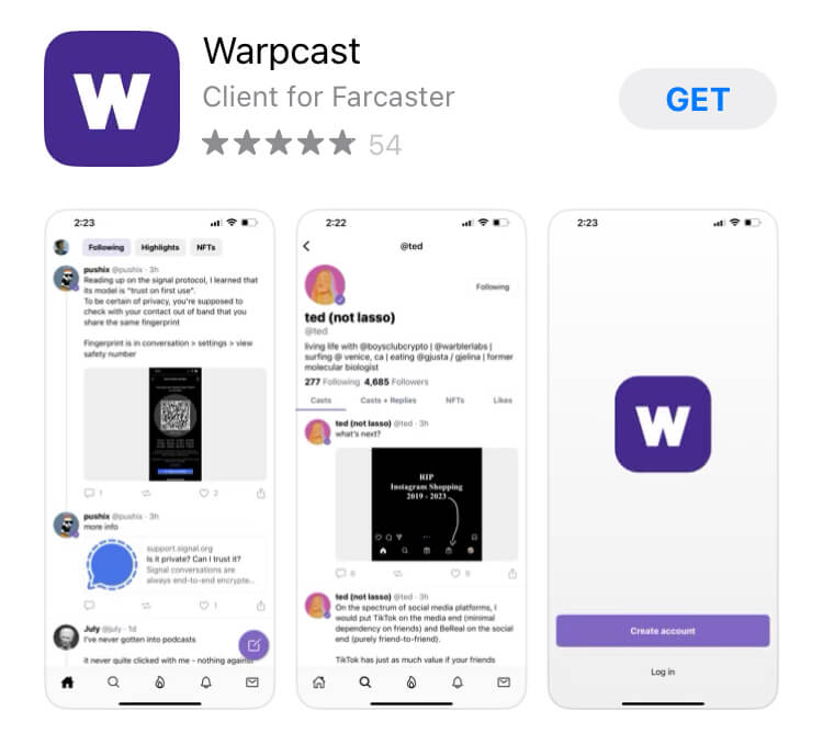 warpcast-app-in-apple-store