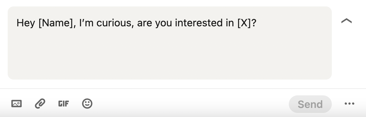 linkedin message script 1