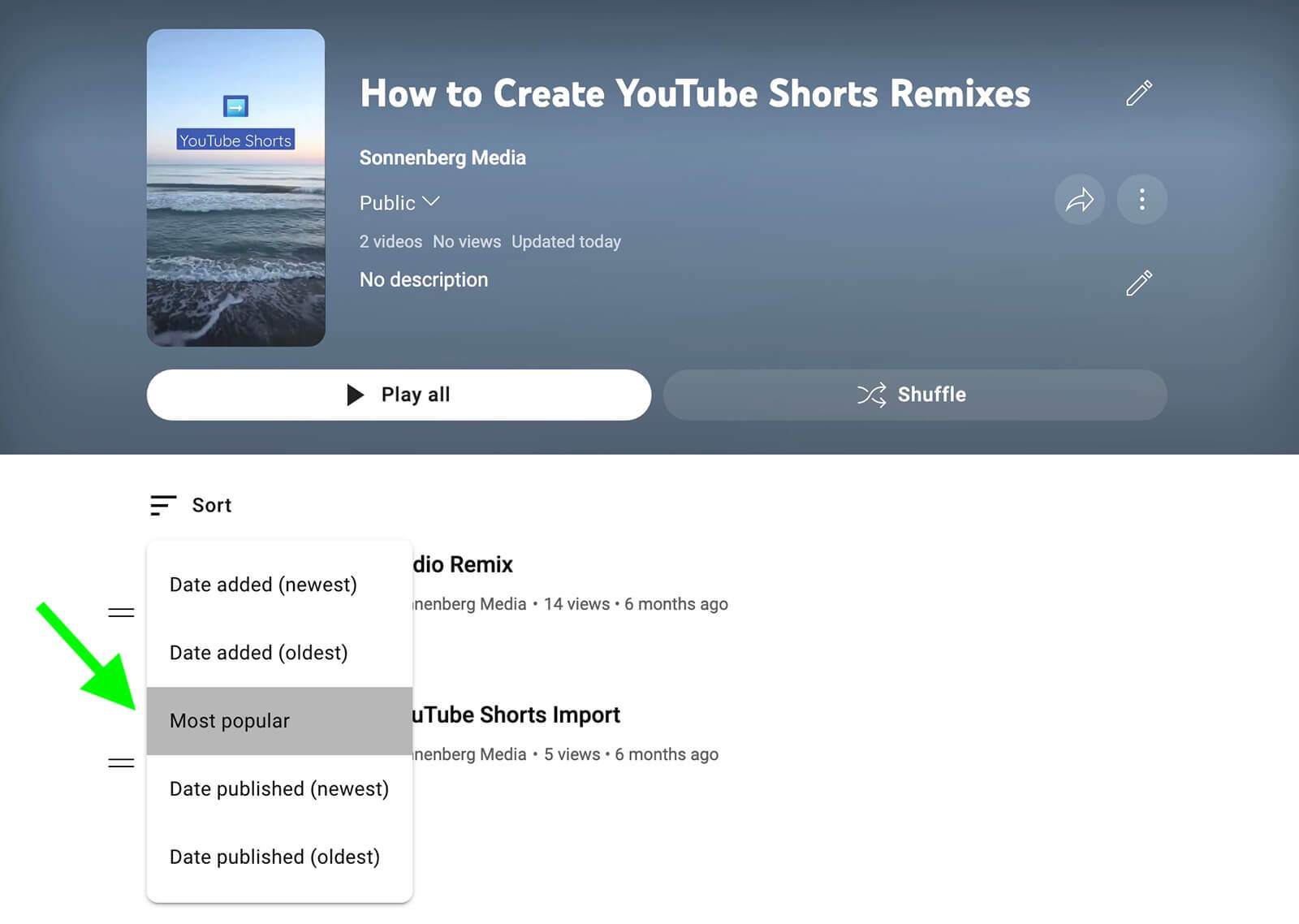 Most viewed playlist on youtube deals