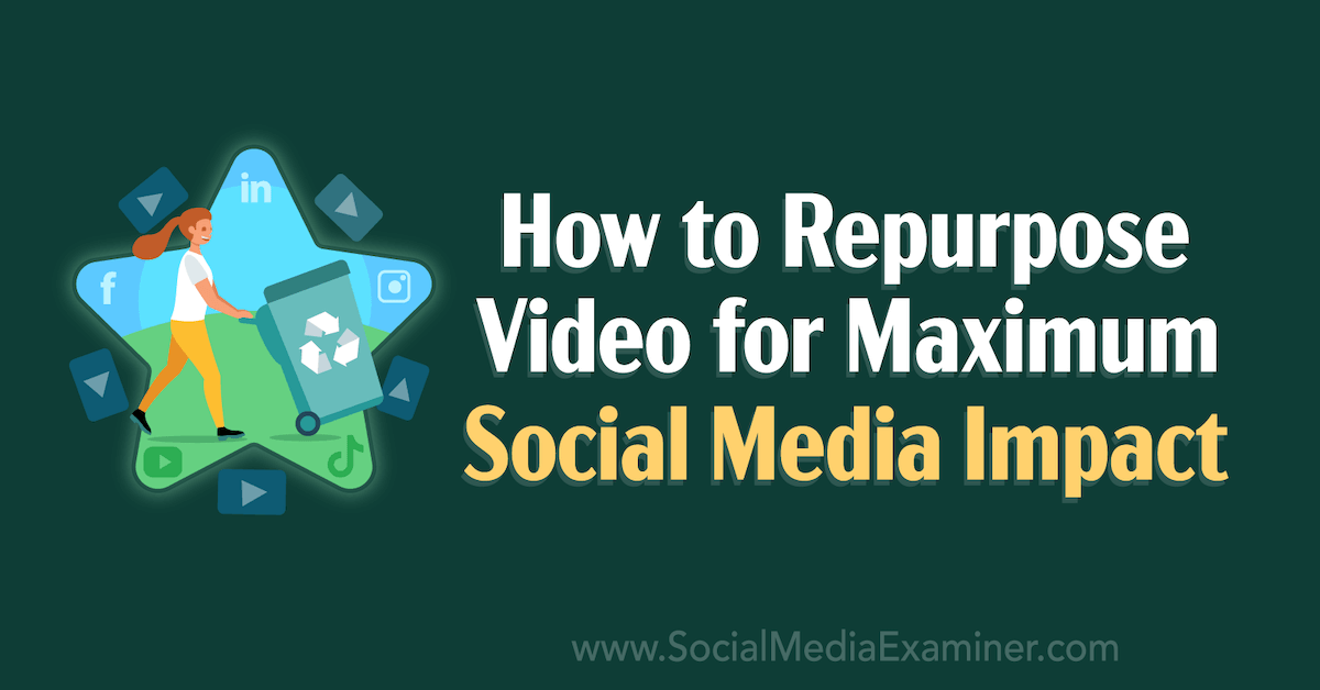 How to Repurpose Video for Maximum Social Media Impact : Social Media Examiner