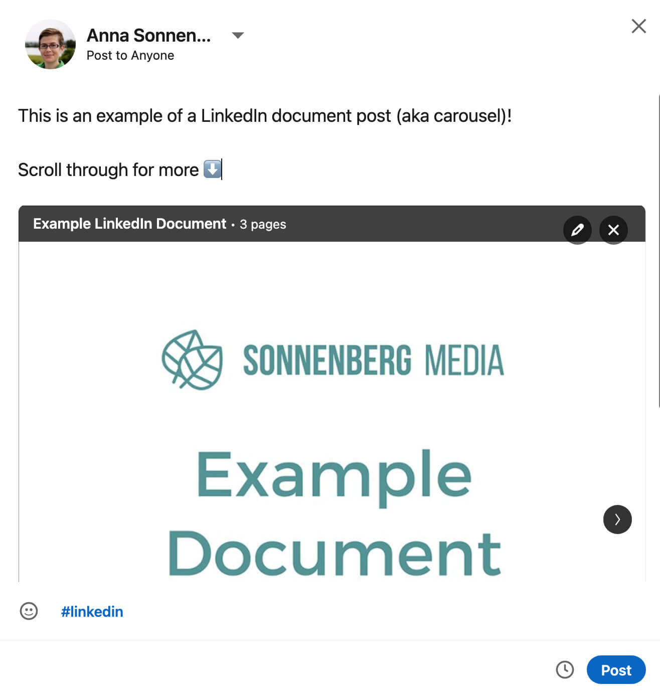 make-a-linkedin-document-carousel-style-post-publish-linkedin-document-post-5