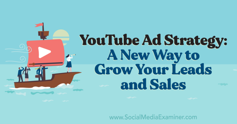 YouTube Ad Strategy: A New Way to Grow Your Leads and Sales : Social ...