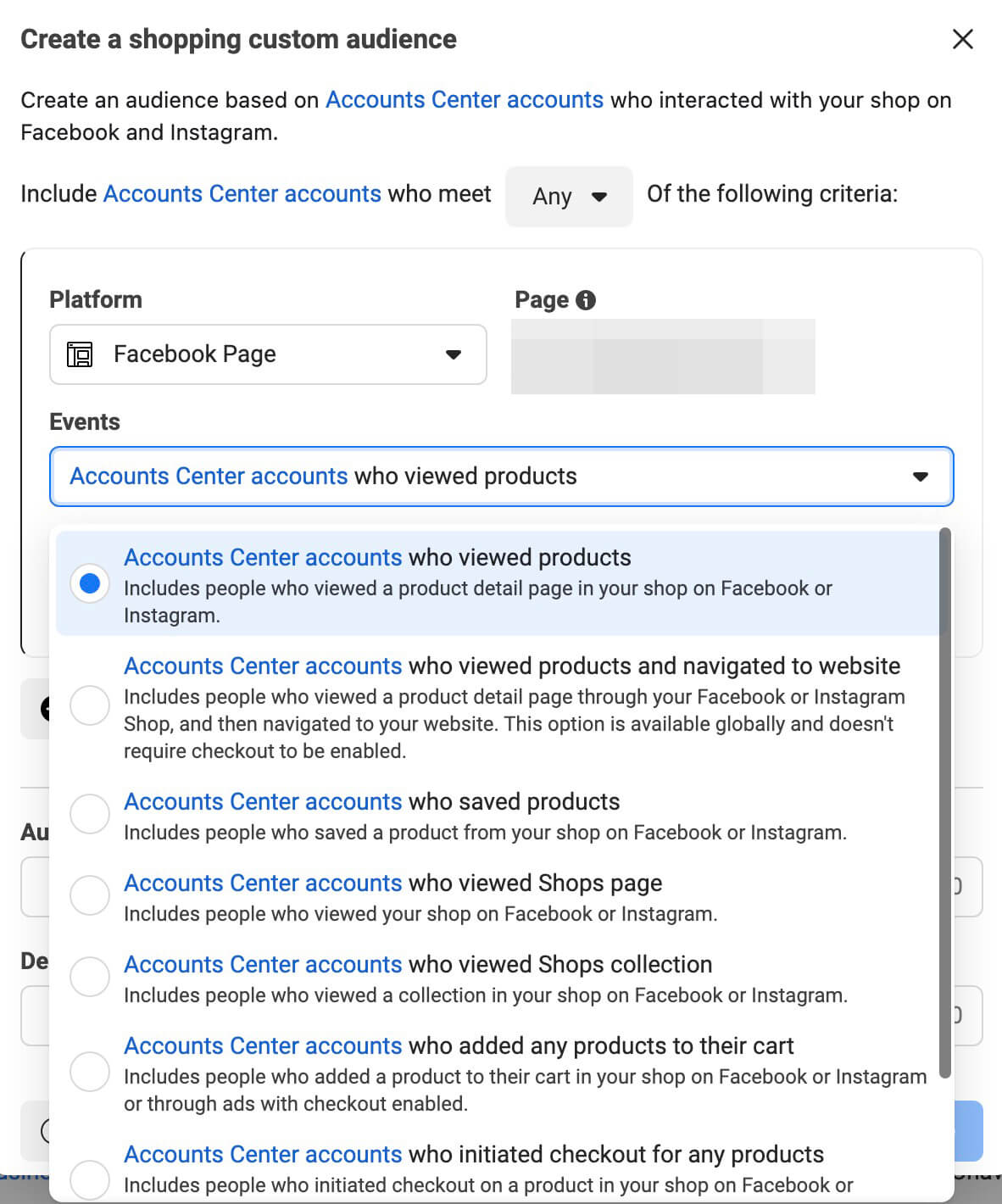 target-high-intent-audiences-on-facebook-instagram-shopping-custom-audience-platform-facebook-page-account-center-accounts-12