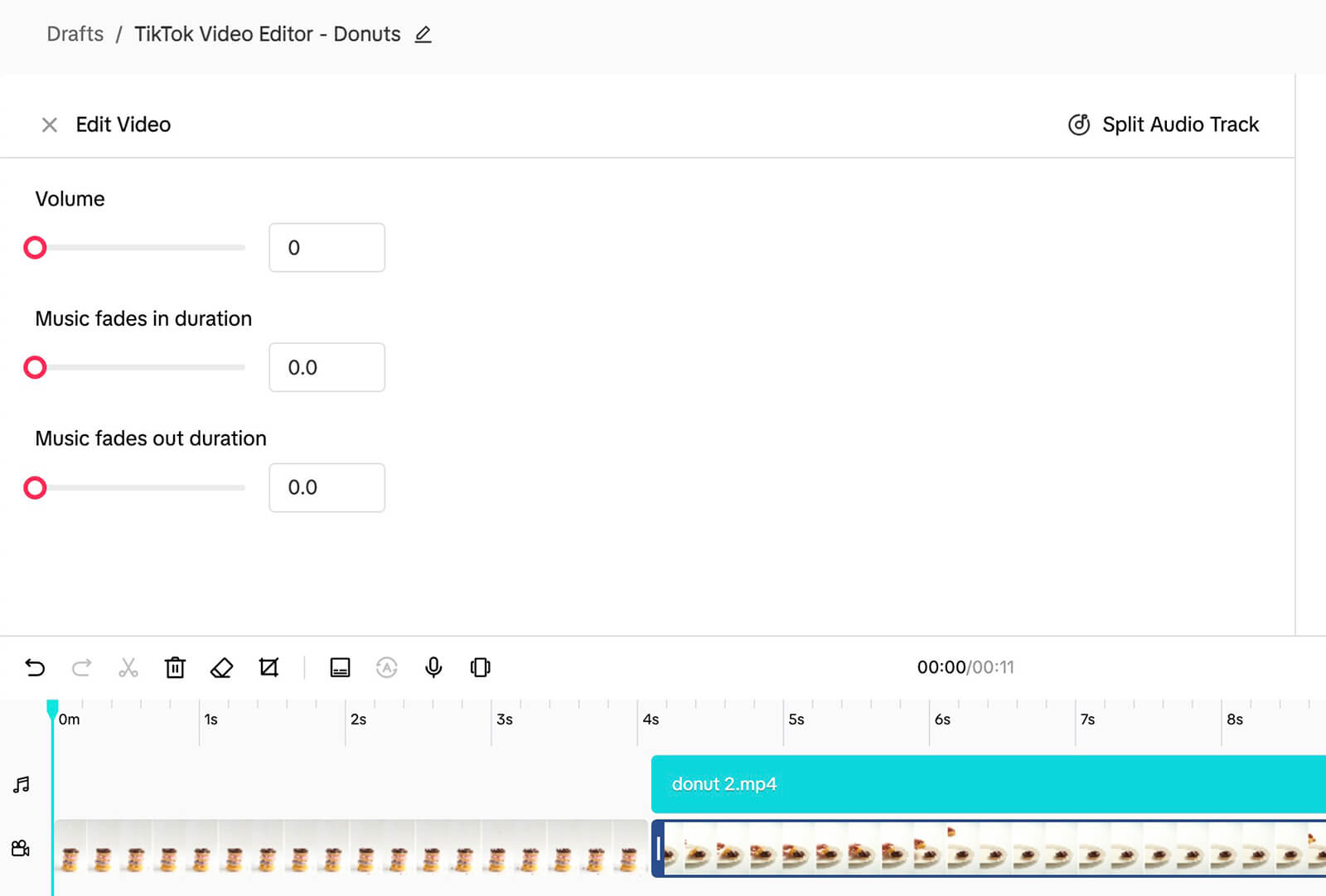 tiktok-ai-script-generator-upload-video-clips-drafts-tiktok-video-editor-edit-video-donuts-split-audio-track-14